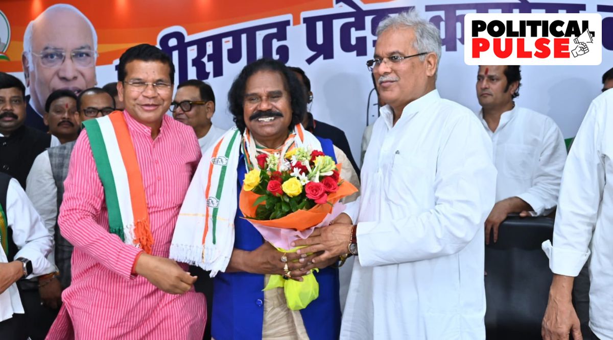 Nand Kumar Sai, senior tribal leader and former BJP MP, joins Congress in Chhattisgarh