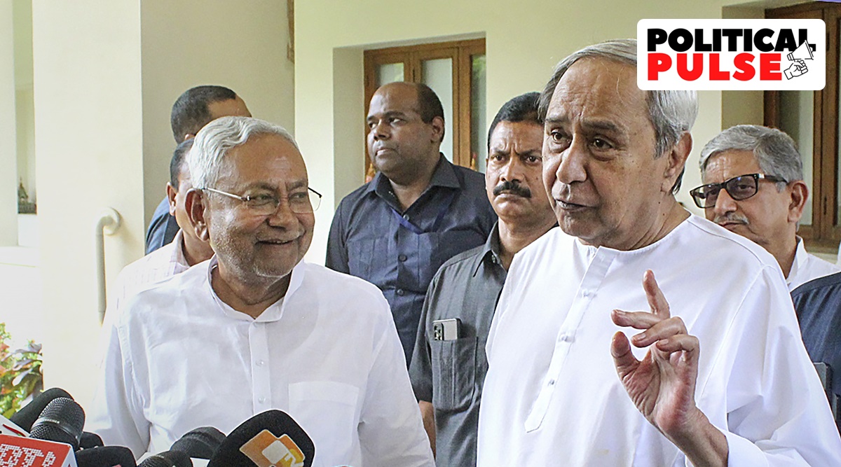 Out to unite Opposition, Nitish Kumar meets ‘old friend’ Naveen Patnaik