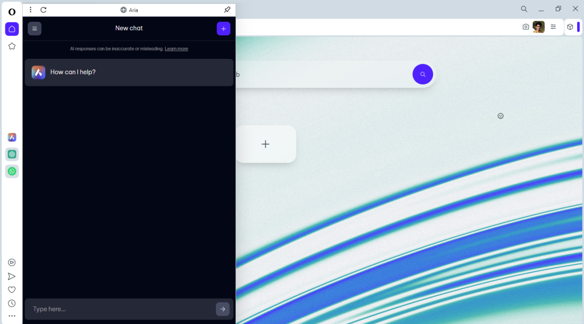 Opera's generative AI chatbot Aria now supports Opera GX browser