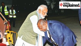 When PM Narendra Modi arrived in Port Moresby on May 21, his Papua New Guinea counterpart James Marape greeted him by touching his feet.