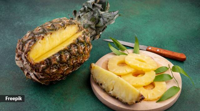 Pineapple is rich in vitamin C, which is important for immune function, collagen synthesis, and antioxidant protection.