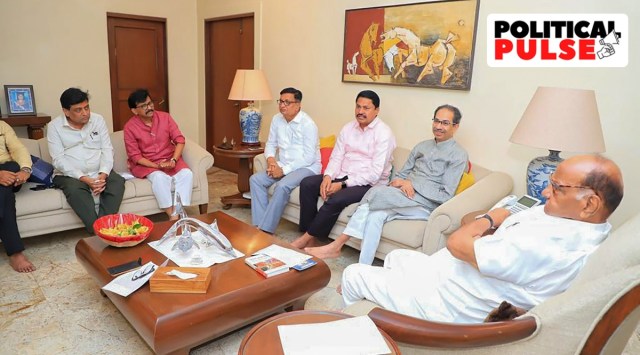 MVA meeting at Sharad Pawar's residence