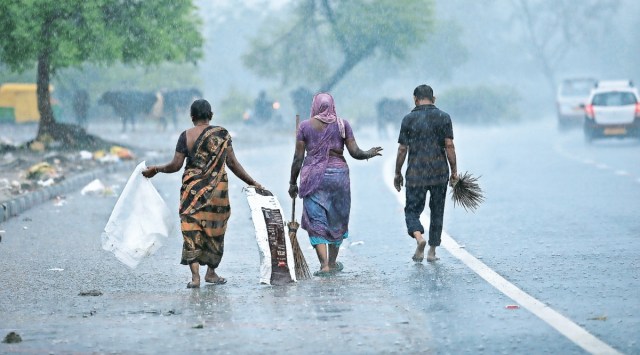 Pune rains, Pune weather, Sudden rain takes Pune by surprise , Pune news, Maharashtra government, Indian Express, current affairs