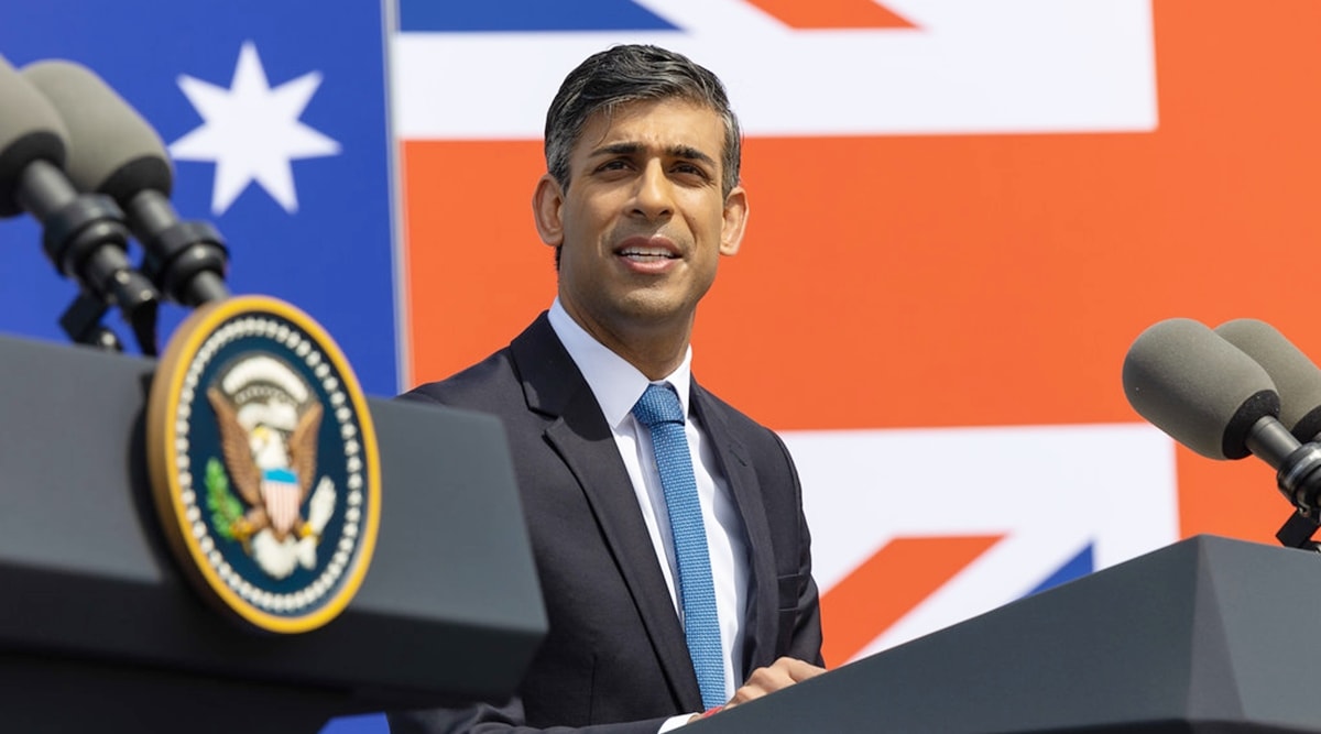 British Prime Minister Rishi Sunak