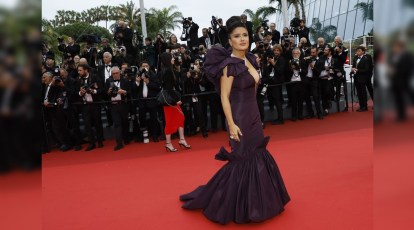 Bella Hadid Stuns in a Dramatic Schiaparelli Gown at Cannes Premiere