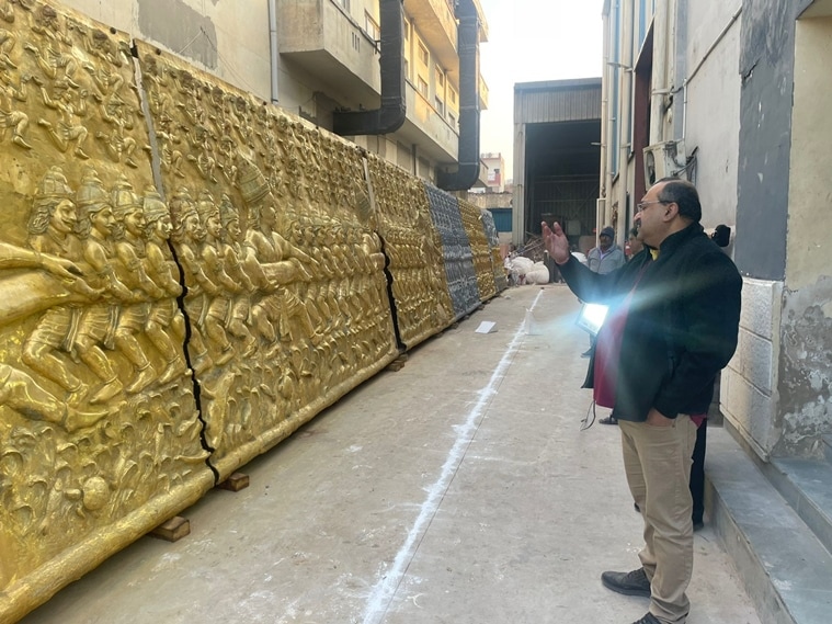 naresh kumawat samudra manthan mural parliament