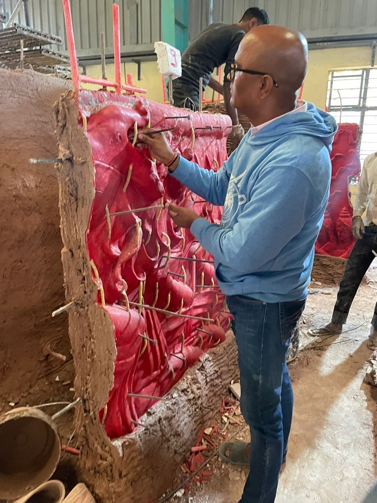 naresh kumawat samudra manthan mural parliament