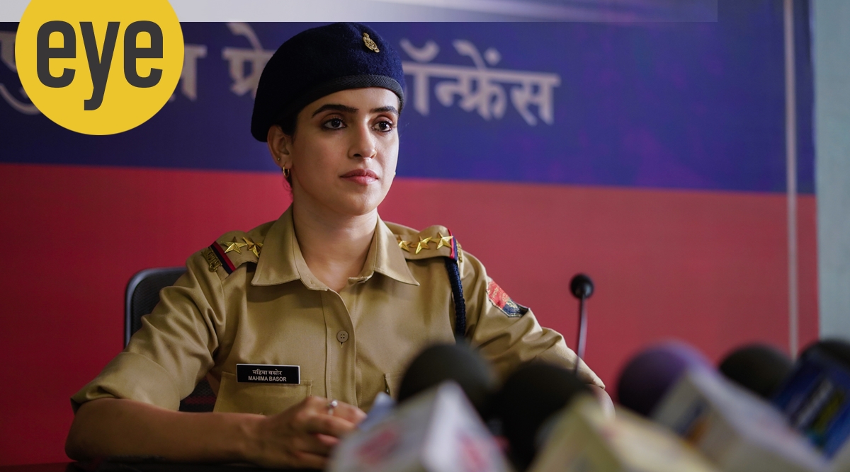 Telugu Police Drass Aunty Sex - What Sanya Malhotra had to do to play a cop in Kathal | Bollywood News -  The Indian Express