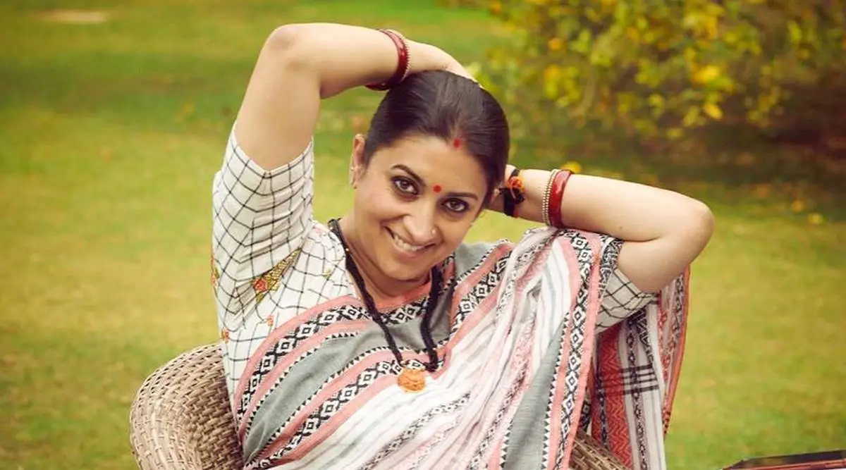 Smriti Irani Xxx Sex Image - Smriti Irani shares the ultimate throwback â€” her ad from 25 years ago on  menstrual hygiene and taboo | Lifestyle News,The Indian Express