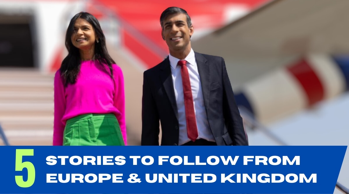 UK Prime Minister Rishi Sunak and wife Akshata Murthy
