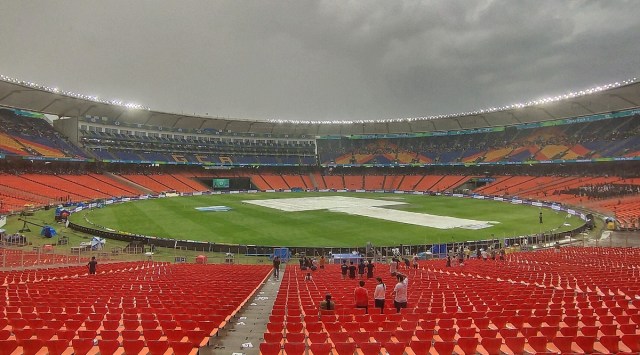 GT Vs MI, IPL Qualifier 2 delayed, Waterlogging, Gujarat traffic disruptions, Gujarat traffic news, IPL news, Naremdra Modi stadium, indian expreess, indian express news
