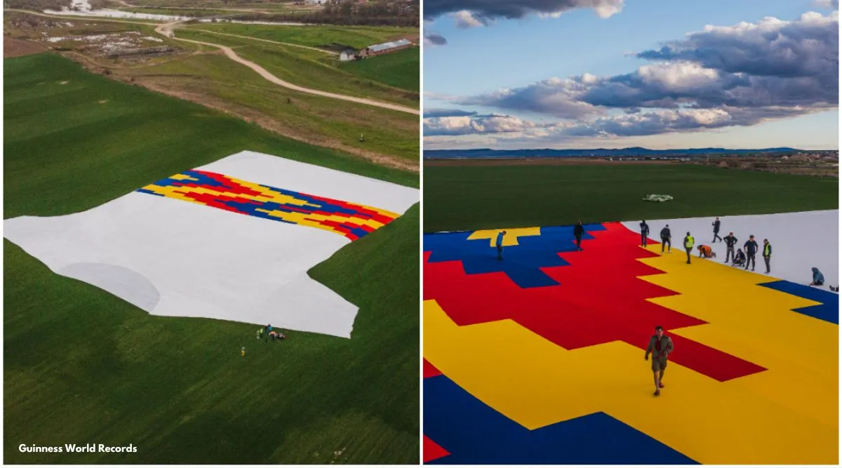 Romania creates world’s largest T-shirt that’s as big as a rugby pitch ...