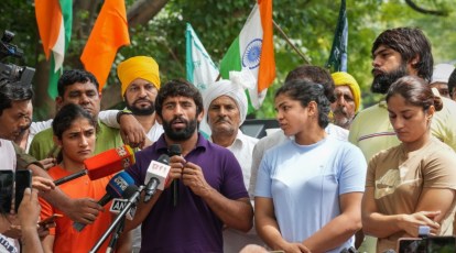 Wrestlers Protest Live Updates: Vinesh Phogat, Sakshi Malik, Bajrang Punia detained ahead of march to Parliament | Delhi News, The Indian Express