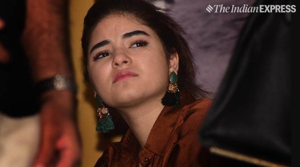Sexy Zaira Wasim Fuced Video - 'We don't do it for you': Dangal actor Zaira Wasim supports woman eating  with niqab on | Bollywood News - The Indian Express