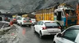 road block, jammu nh