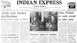 Akali Dal president, Harchand Singh Longowal, Nuclear agreement, Indira Gandhi, Finland, Farooq Abdullah, G D Birla no more, Indian express, Opinion, Editorial, Current Affairs