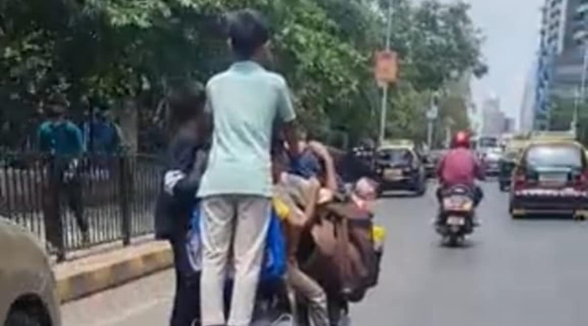 Watch: Man Arrested For Riding Scooter With Seven Minor Pillion Riders ...