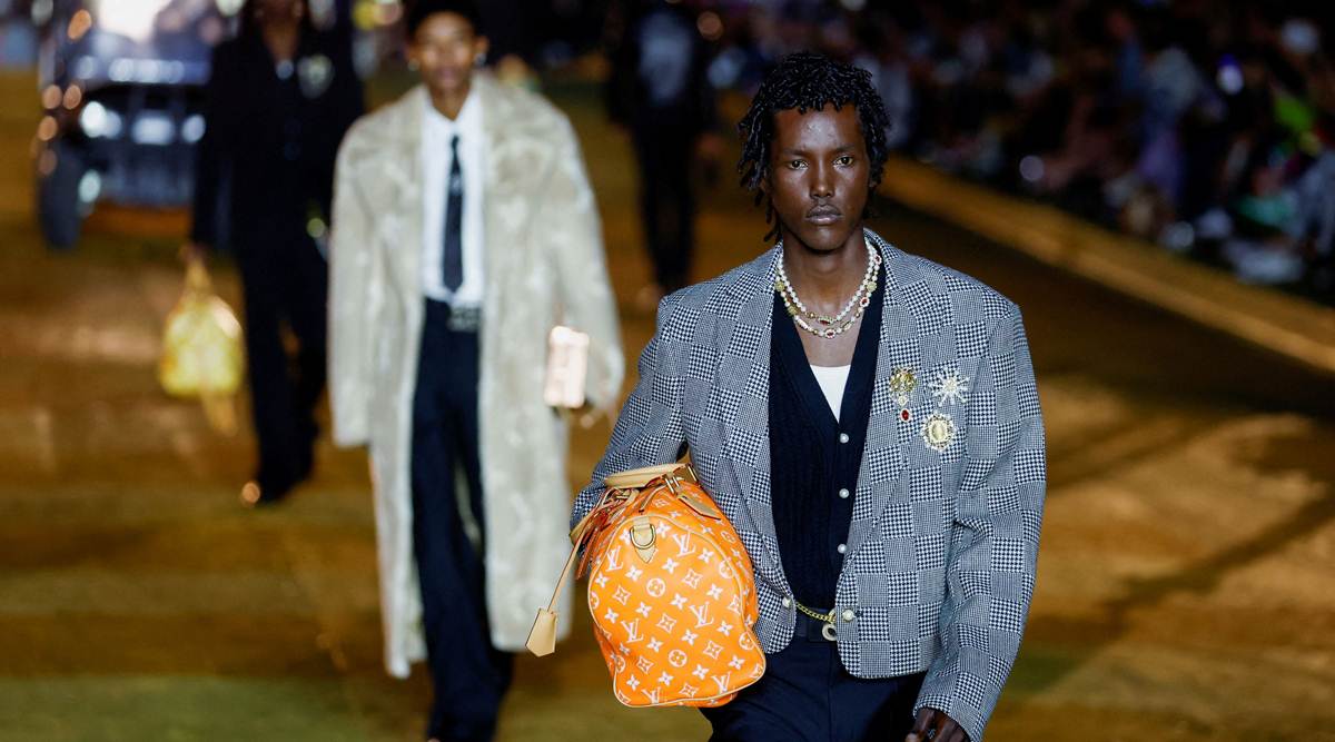 Pharrell fuses entertainment and fashion for confident Louis Vuitton  menswear debut 