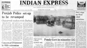 Punjab Issue, Gujarat Floods, Minority Government, No More Veto Power, indian express, editorial