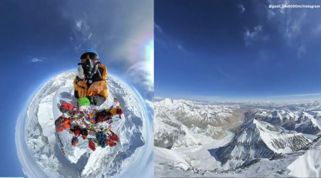 This 360 view of Mount Everest’s summit will enchant you. Watch ...