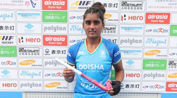 Indian women's hockey team player Annu.