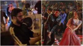 abhishek bachchan dancing to kajra re