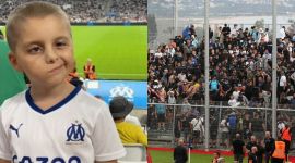 Boy attacked by Ajaccio Fans
