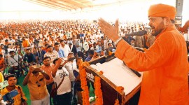 Brij Bhushan Sharan Singh, Brij Bhushan sexual harassment charges, Brij Bhushan news, Brij Bhushan UP rally, India news, Indian Express