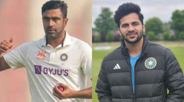 Ravichandran Ashwin and Shardul Thakur.