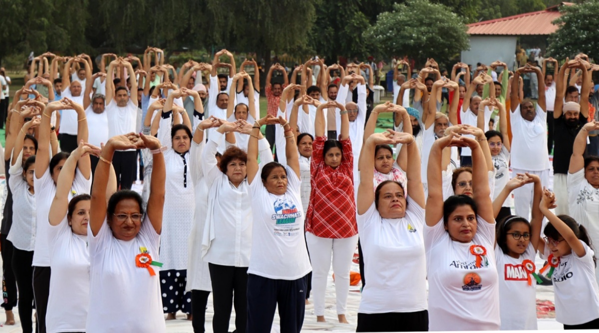 Ninth International Yoga Day celebrations at 100 locations in Chandigarh - Vimarsana News