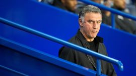 PSG coach Christophe Galtier.