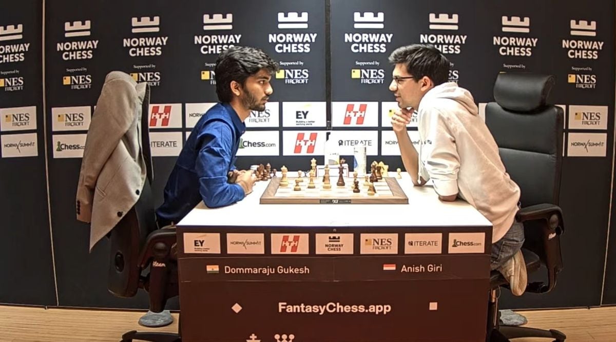 Anish Giri versus Magnus Carlsen, Tata Steel Chess 2023 Rd. No. 4