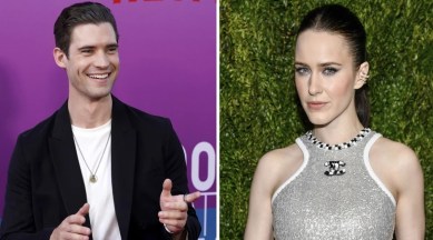 Actors David Corenswet and Rachel Brosnahan