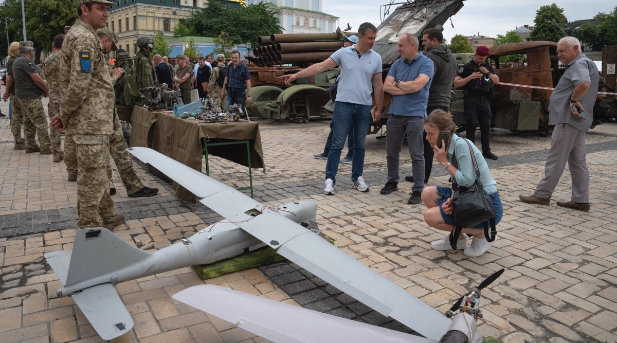 Ukraine Downs Russian Drones But Some Get Through Due To Gaps In Air ...