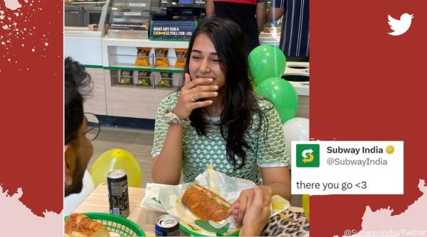 Fast-food chain Subway keeps its promise of sponsoring date of couple as tweet goes viral