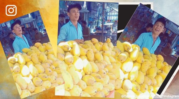 Fruit vendor sells mangoes by singing his version of ‘Waka Waka’