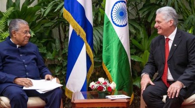 Pinarayi Vijayan in Cuba