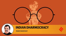 Indian Dharmocracy copy PM Modi Sengol