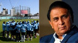 Indian team and Sunil Gavaskar