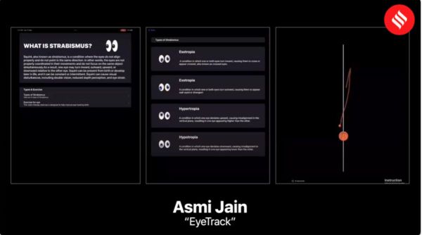 Asmi Jain's Eyetrack App 