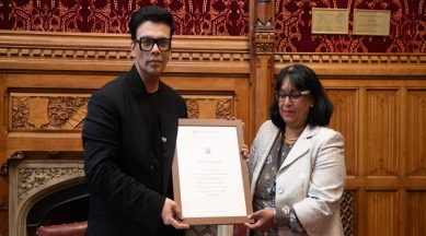 British Parliament honors Karan Johar