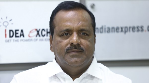 UT Khader at Idea Exchange, Karnataka, Karnataka congress, Himachal Pradesh Congress, Khader, Karnataka Assembly Speaker UT Khader at Idea Exchange, Indian Express, India news, current affairs