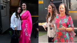 Kiara Advani with her mother and mother in law