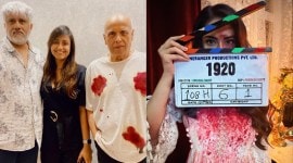 Krishna Bhatt with Vikram Bhatt Mahesh Bhatt