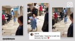Little boy dances enthusiastically in hospital before his surgery