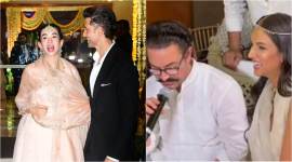 hrithik saba aamir at madhu mantena reception