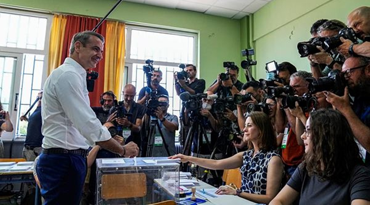 Greek conservative party is favored to win majority in second general  election in 5 weeks | World News,The Indian Express