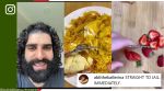 Man makes chicken biryani by adding strawberries!