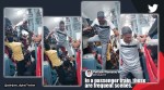 Man travelling in jampacked general coach makes way to toilet by climbing on berths, Devagiri Express, Aurangabad to Mumbai, viral, trending, indian express