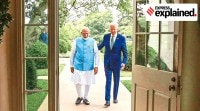 Narendra Modi, Joe Biden, Narendra Modi Joe Biden meet, Narendra Modi US visit, Narendra Modi white house, modi biden, india us ties, Indian Express, India news, current affairs